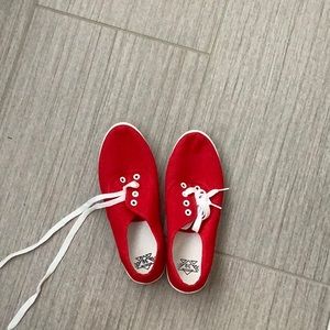 Never Worn Red Sneakers